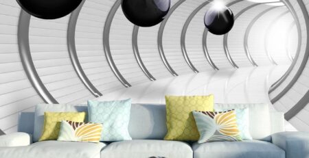 Papier peint - Futuristic Tunnel II