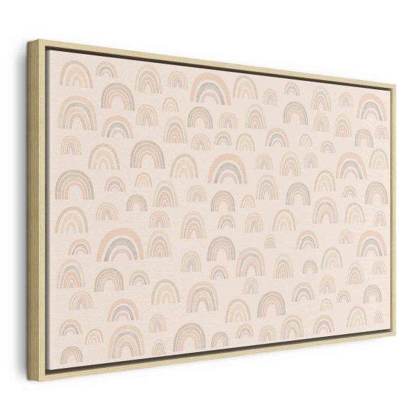 Tableau - August Sky - Various Sizes of Rainbows in Calm Colors