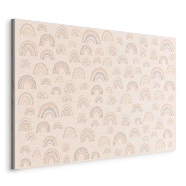 Tableau - August Sky - Various Sizes of Rainbows in Calm Colors