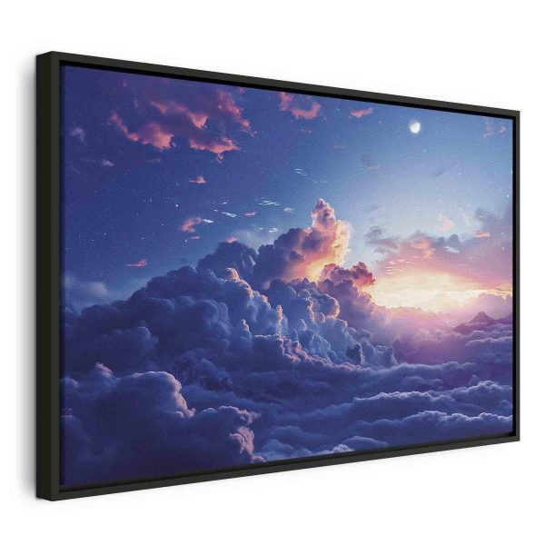 Tableau - Night Concert in the Mountains: Clouds Illuminated by the Last Rays of the Sun