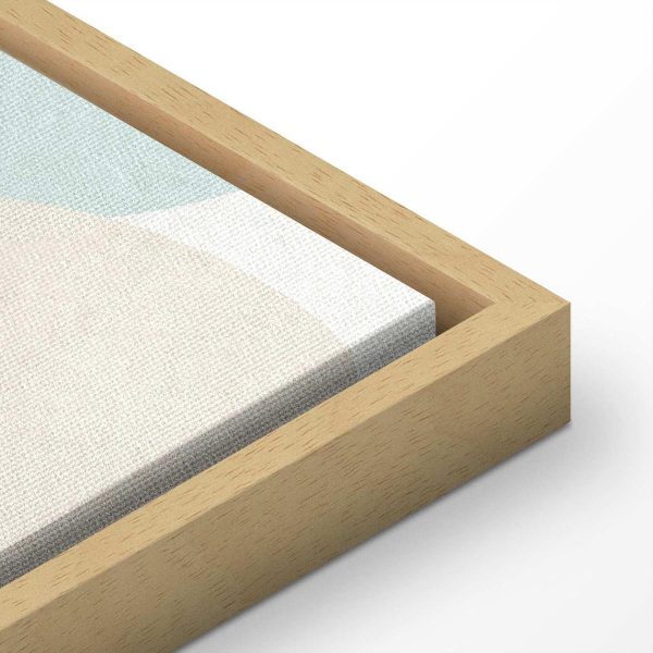 Tableau - Cloudy Night Sky - Moons in Brown and Beige Hues Among Clouds and Numerous Little Stars on a Light Background