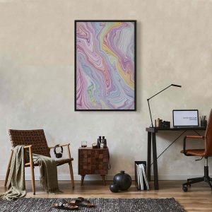 Tableau - Colorful Dream - Abstract Shapes in Pastel Colors