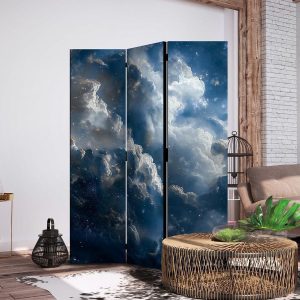 Paravent - Astronomical Wonders: Clouds and Stars in Harmonious Combination