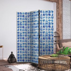 Paravent - Ceramic Tiles - Traditional Portuguese Blue Tiles Azulejos