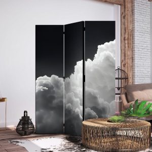 Paravent - Discover the Endless Play of Sunlight – Clouds and Shadows in the Sky