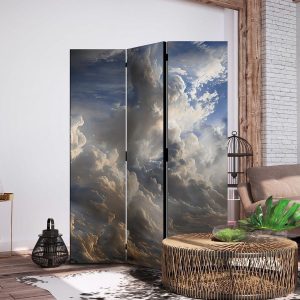 Paravent - Golden Reflections on Clouds Foretelling Dusk