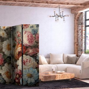 Paravent - Scent of Nature - Beautiful Garden Flowers in Pastel Colors