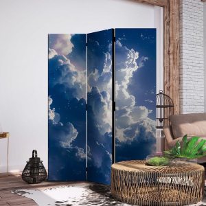 Paravent - Starry Clouds and Gentle Light Over a Corner of the Sky