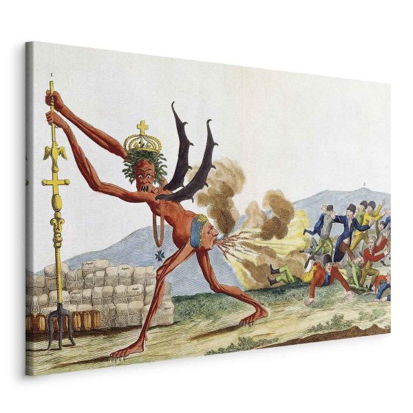 Tableau - Caricature of the English Government (Jacques-Louis David)