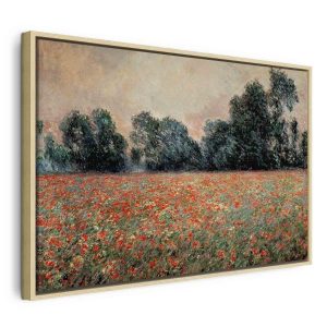 Tableau - Field with wild Poppies (Claude Monet)