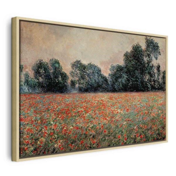 Tableau - Field with wild Poppies (Claude Monet)