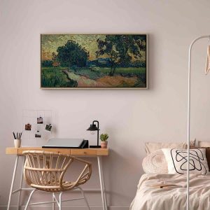 Tableau - Landscape with the Chateau of Auvers at Sunset (Vincent Van Gogh)