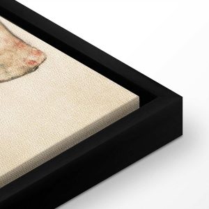 Tableau - Liegender Akt mit gelbem Handtuch (Egon Schiele)