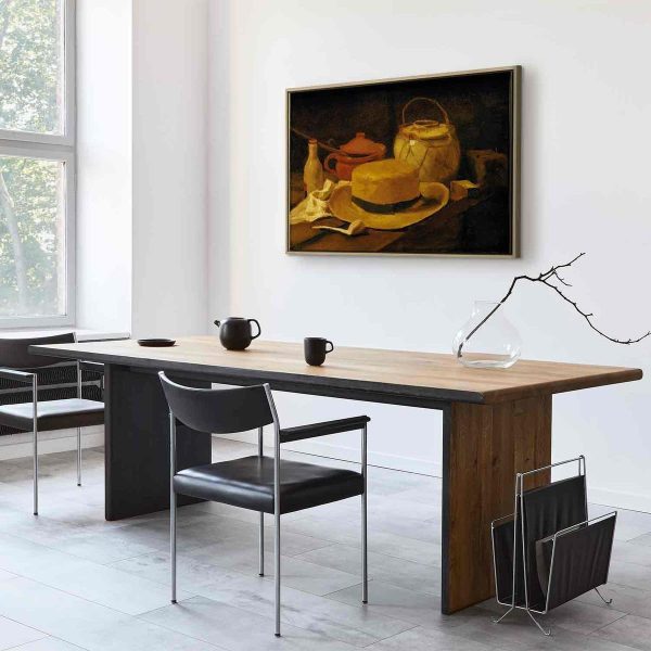 Tableau - Still life with yellow straw hat (Vincent Van Gogh)