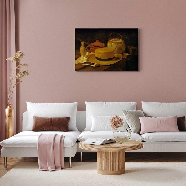 Tableau - Still life with yellow straw hat (Vincent Van Gogh)