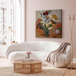 Tableau - Stilllife with Japanese vase, roses and anemones (Vincent Van Gogh)