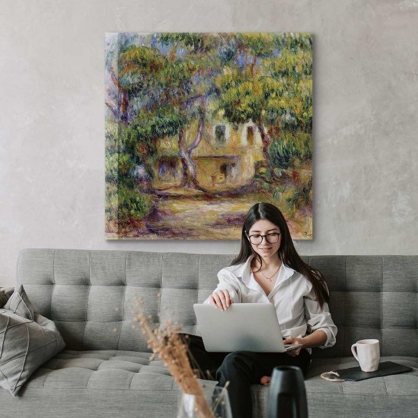 Tableau - The Farm at Les Collettes (Pierre-Auguste Renoir)
