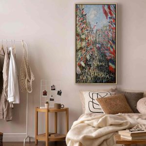 Tableau - The Rue Montorgueil Paris Celebration of June (Claude Monet)