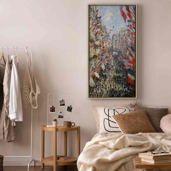 Tableau - The Rue Montorgueil Paris Celebration of June (Claude Monet)