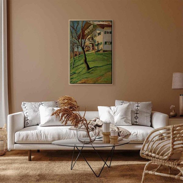 Tableau - Unser Häuschen in Tegernsee (August Macke)