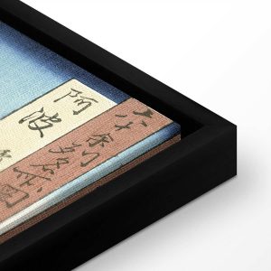 Tableau - View of the Naruto whirlpools at Awa from the series 'Rokuju-yoshu Meisho zue' (Utagawa Hiroshige)