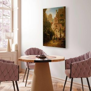 Tableau - Well-Wisher Presenting Flowers (Carl Spitzweg)