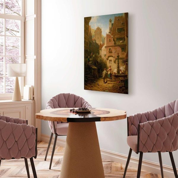 Tableau - Well-Wisher Presenting Flowers (Carl Spitzweg)