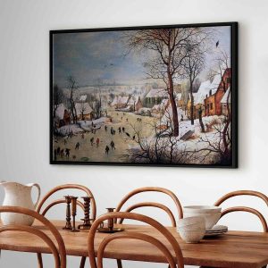 Tableau - Winter Landscape with Birdtrap (Pieter Bruegel the Elder)