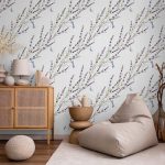 Tapisserie murale - Butterflies Among the Lavender