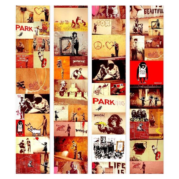 Tapisserie murale - Collage - Banksy