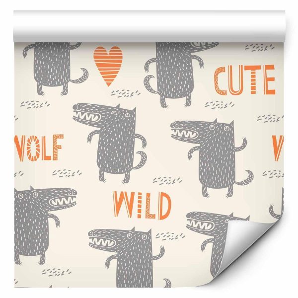 Tapisserie murale - Cute Wolf