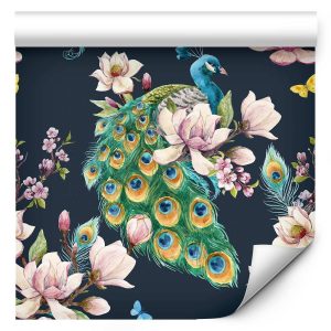 Tapisserie murale - Magnolias and Peacocks