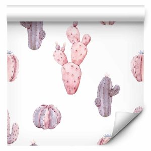 Tapisserie murale - Pink Cacti