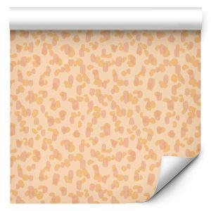Tapisserie murale - Tiny Dots - optimistic pattern in peach colors