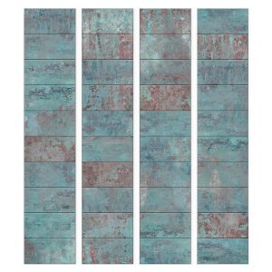 Tapisserie murale - Turquoise Concrete