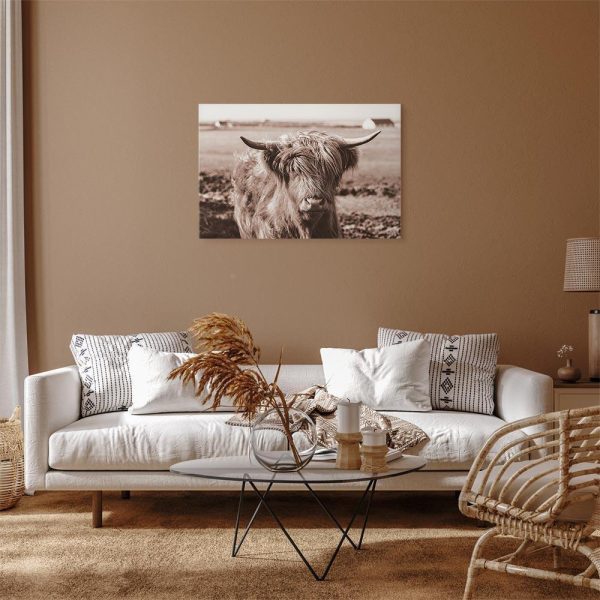 Tableau - A Scottish Cow in Sepia