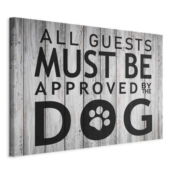 Tableau - All Guests Must Be Approved by the Dog (1 Part) Wide