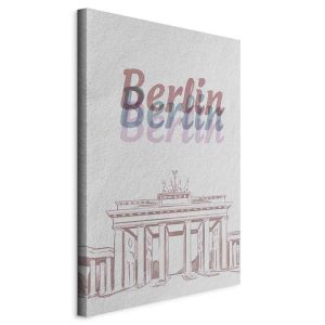 Tableau - Berlin in Watercolours (1 Part) Vertical