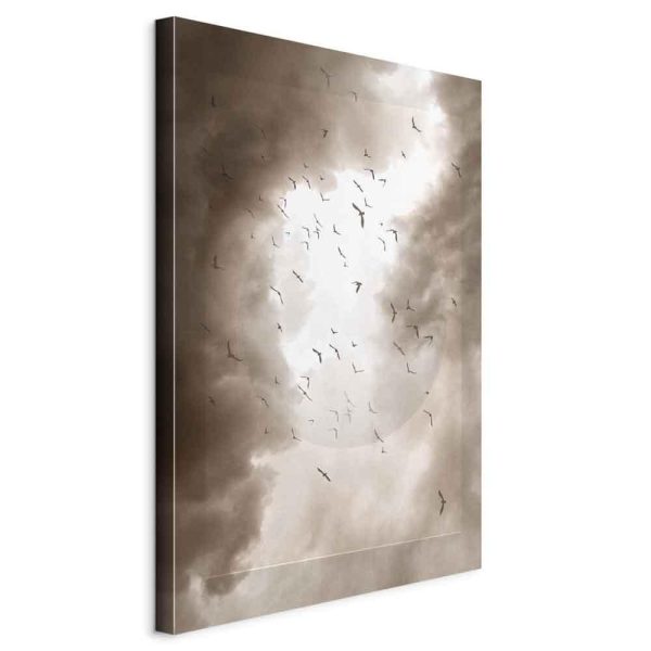 Tableau - Birds in the Clouds (1 Part) Vertical