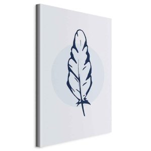 Tableau - Blue Feather (1 Part) Vertical