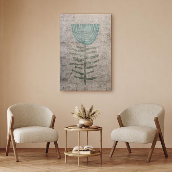 Tableau - Blue Lily (1 Part) Vertical