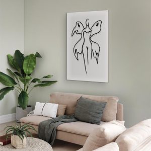 Tableau - Butterfly Woman (1 Part) Vertical