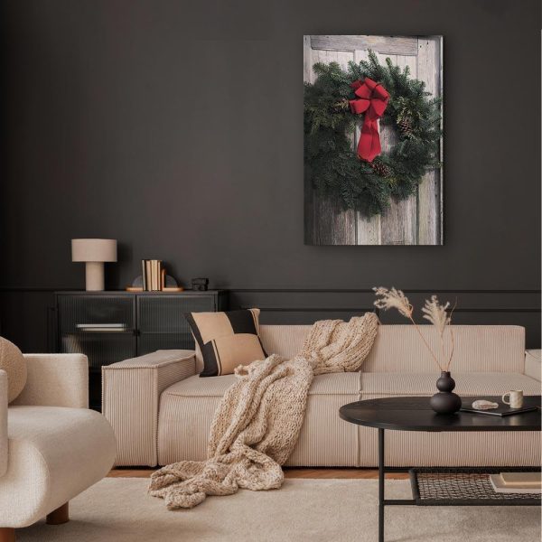 Tableau - Christmas Wreath (1 Part) Vertical