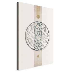 Tableau - Circle with Artistic Details (1-part) - Abstract Shape