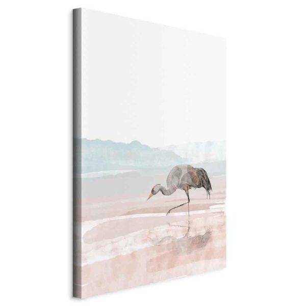 Tableau - Crane in the Morning (1 Part) Vertical