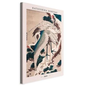 Tableau - Cranes (1 Part) Vertical