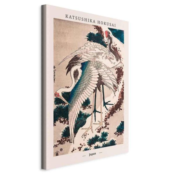 Tableau - Cranes (1 Part) Vertical