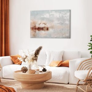 Tableau - Cranes in the Morning (1 Part) Wide