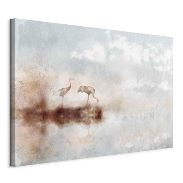 Tableau - Cranes in the Morning (1 Part) Wide