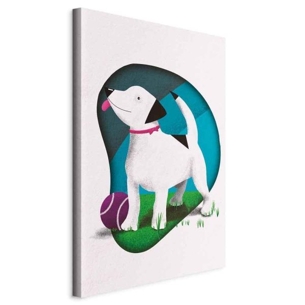 Tableau - Dog and Ball (1 Part) Vertical